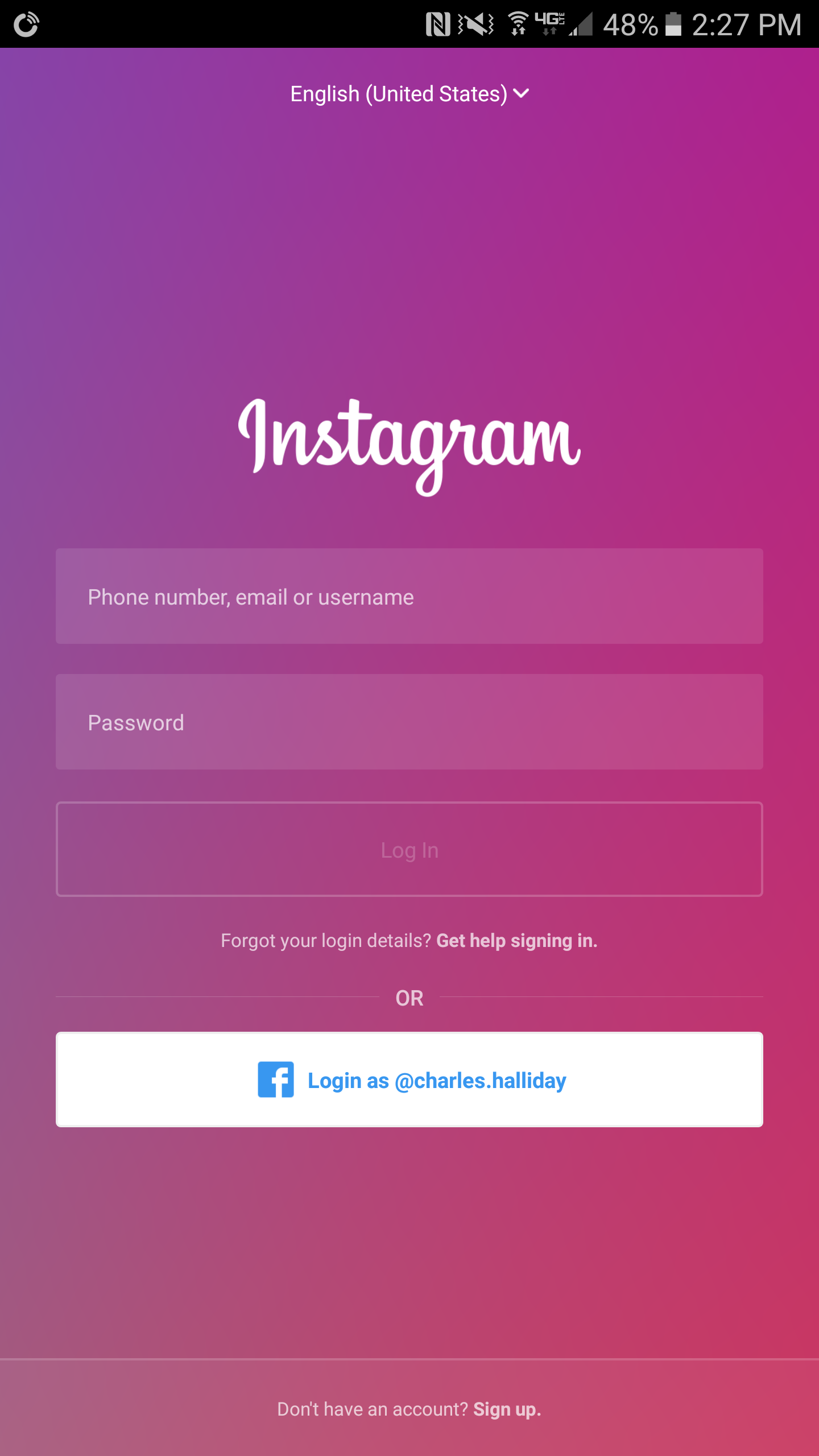 Setting Up Two Instagram Accounts – Charles Halliday
